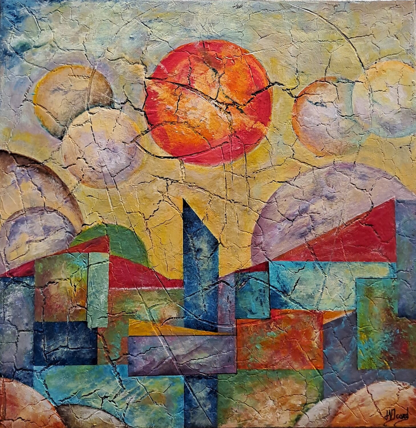 Chaleur d'été helene icard Original painting for sale