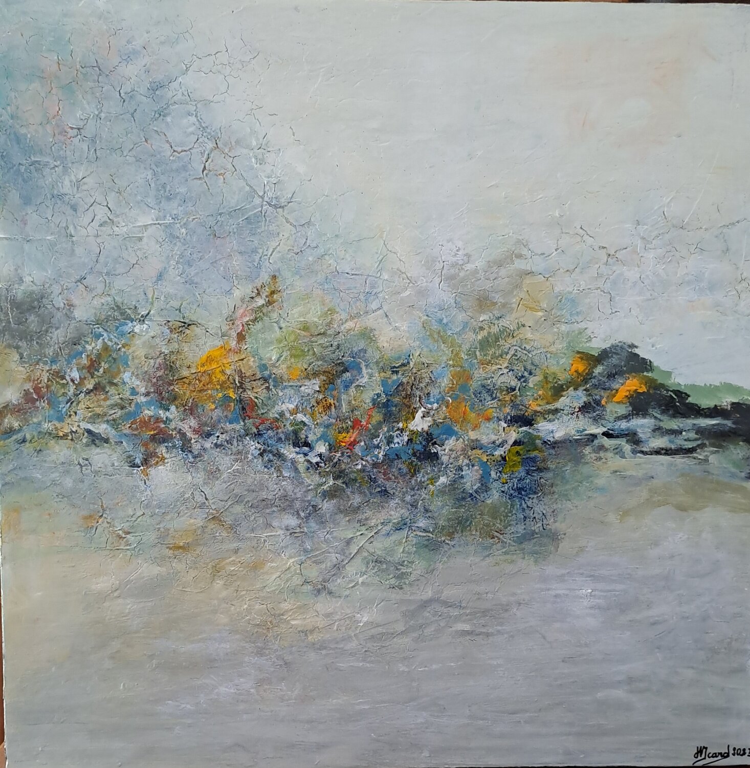 Effondrements helene icard Original painting for sale