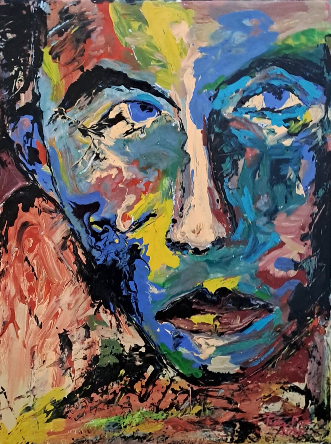 L'incompris helene icard Original painting for sale