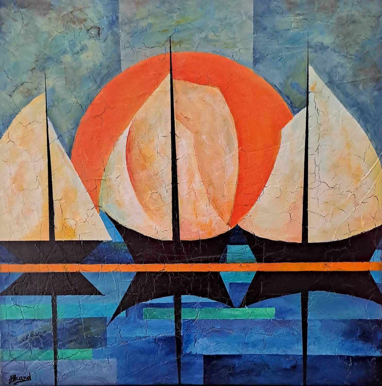 Little butterfly helene icard Original painting for sale