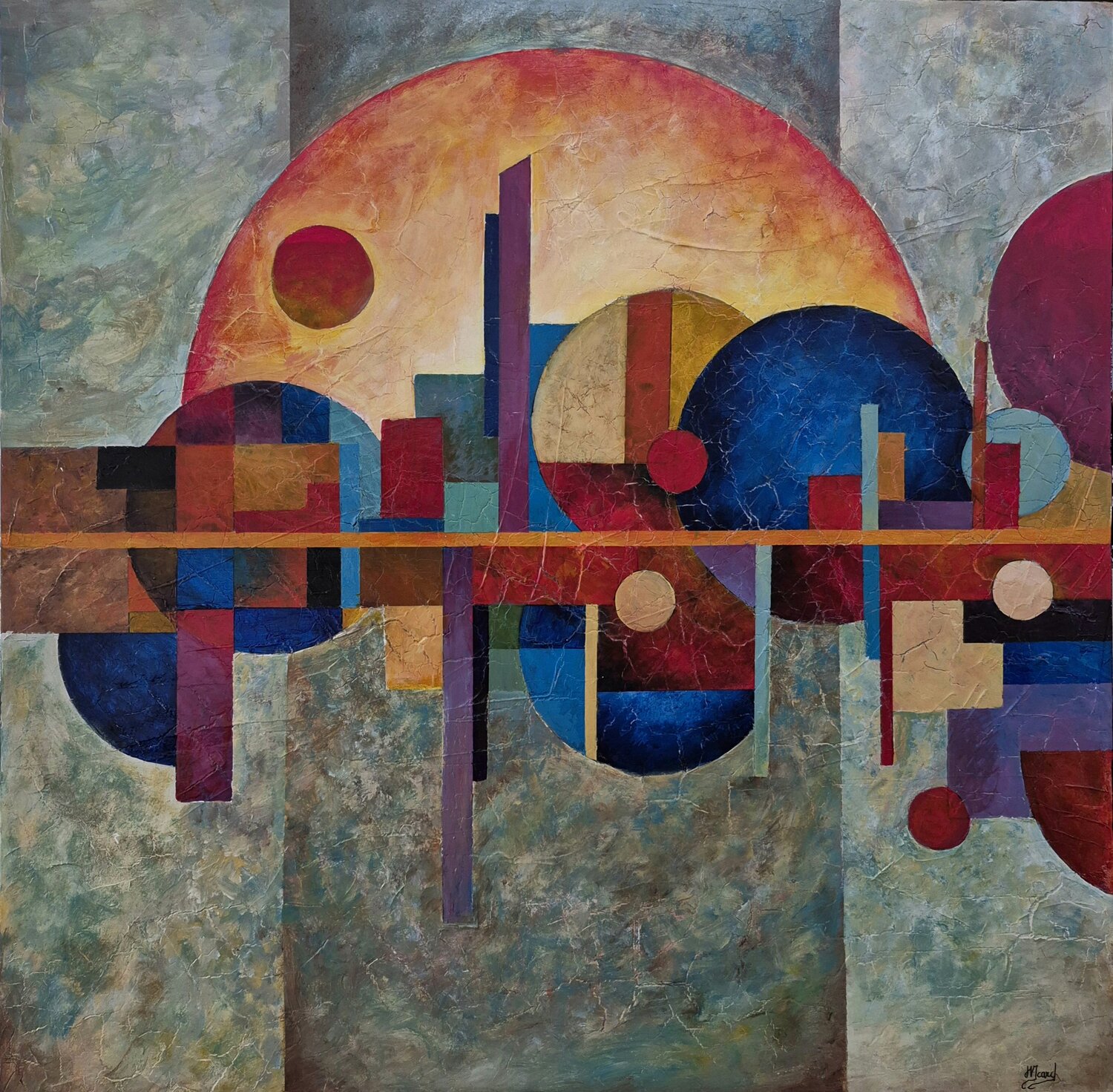 Le 5 ième élément helene icard Original painting for sale