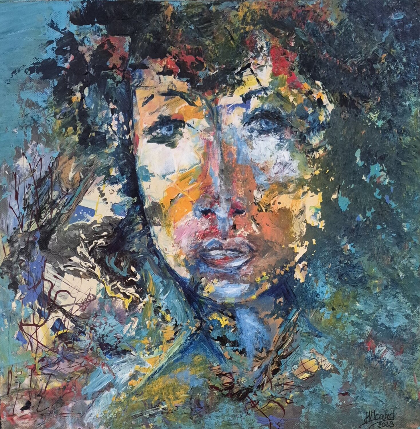 Pourquoi moi? helene icard Original painting for sale