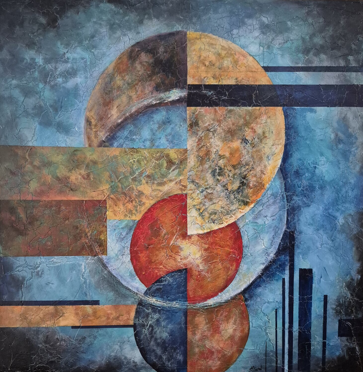 Totem helene icard Original painting for sale