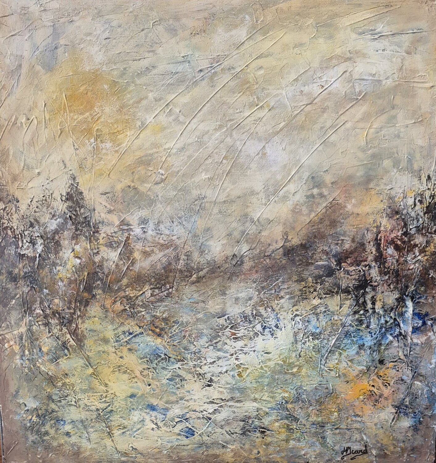 Brume helene icard Original painting for sale