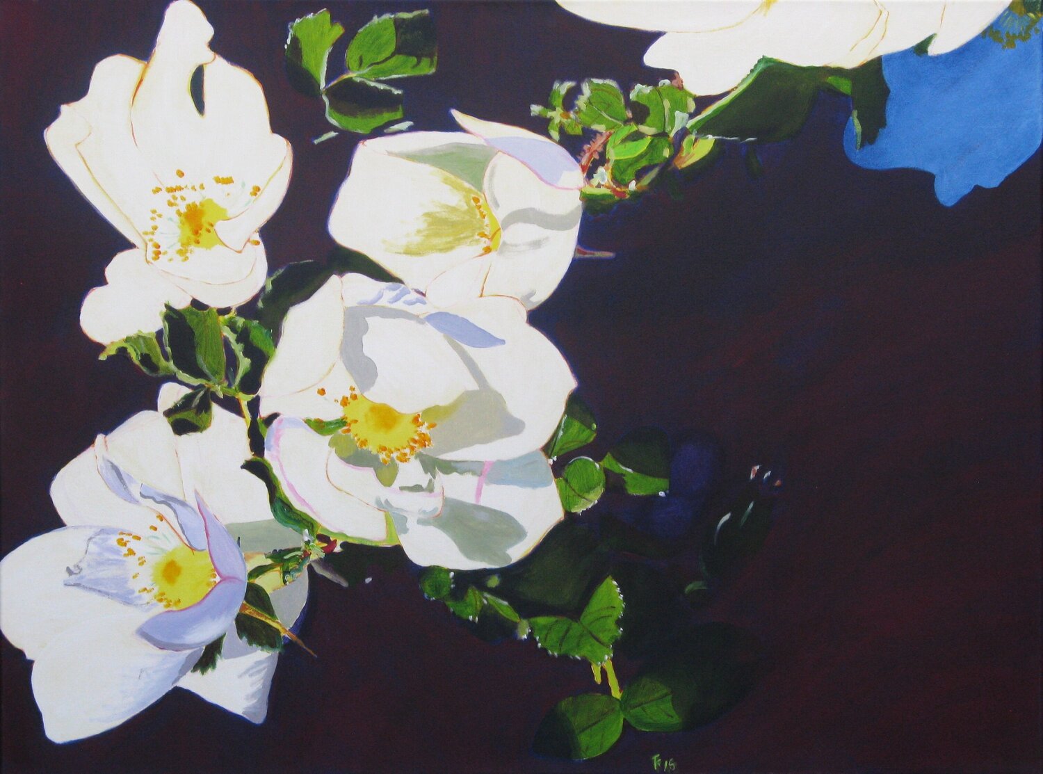Wildrose Kirsten Treis Original painting for sale