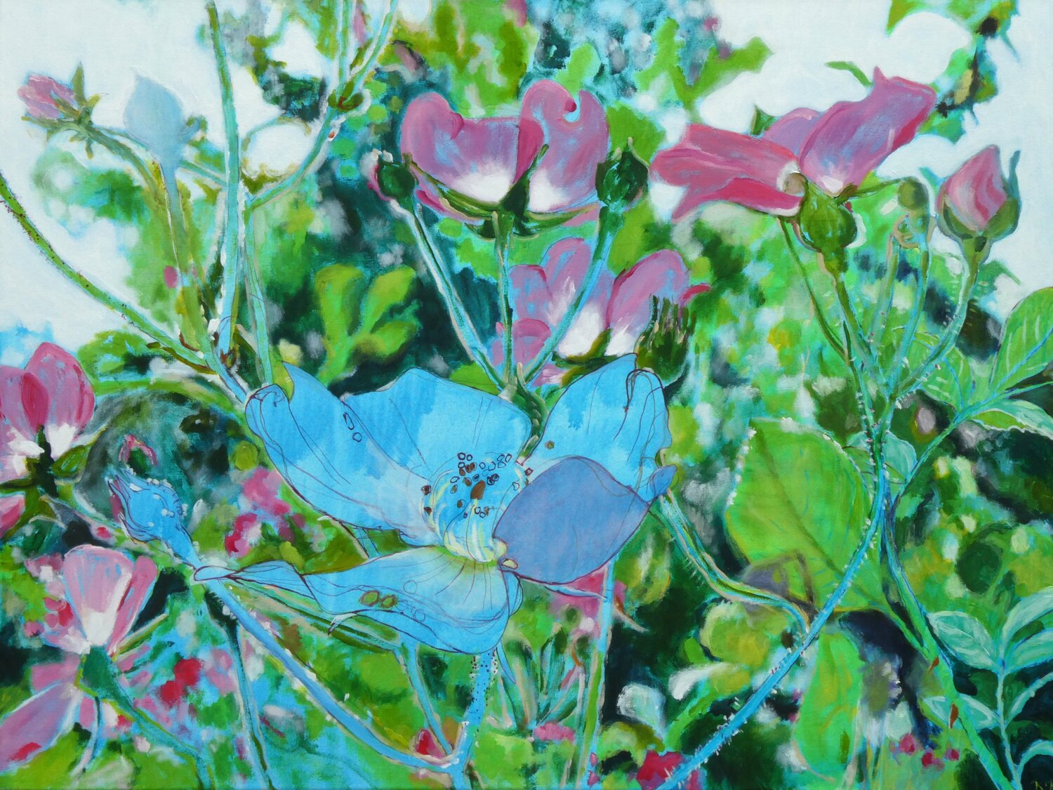 Rose Kirsten Treis Original painting for sale