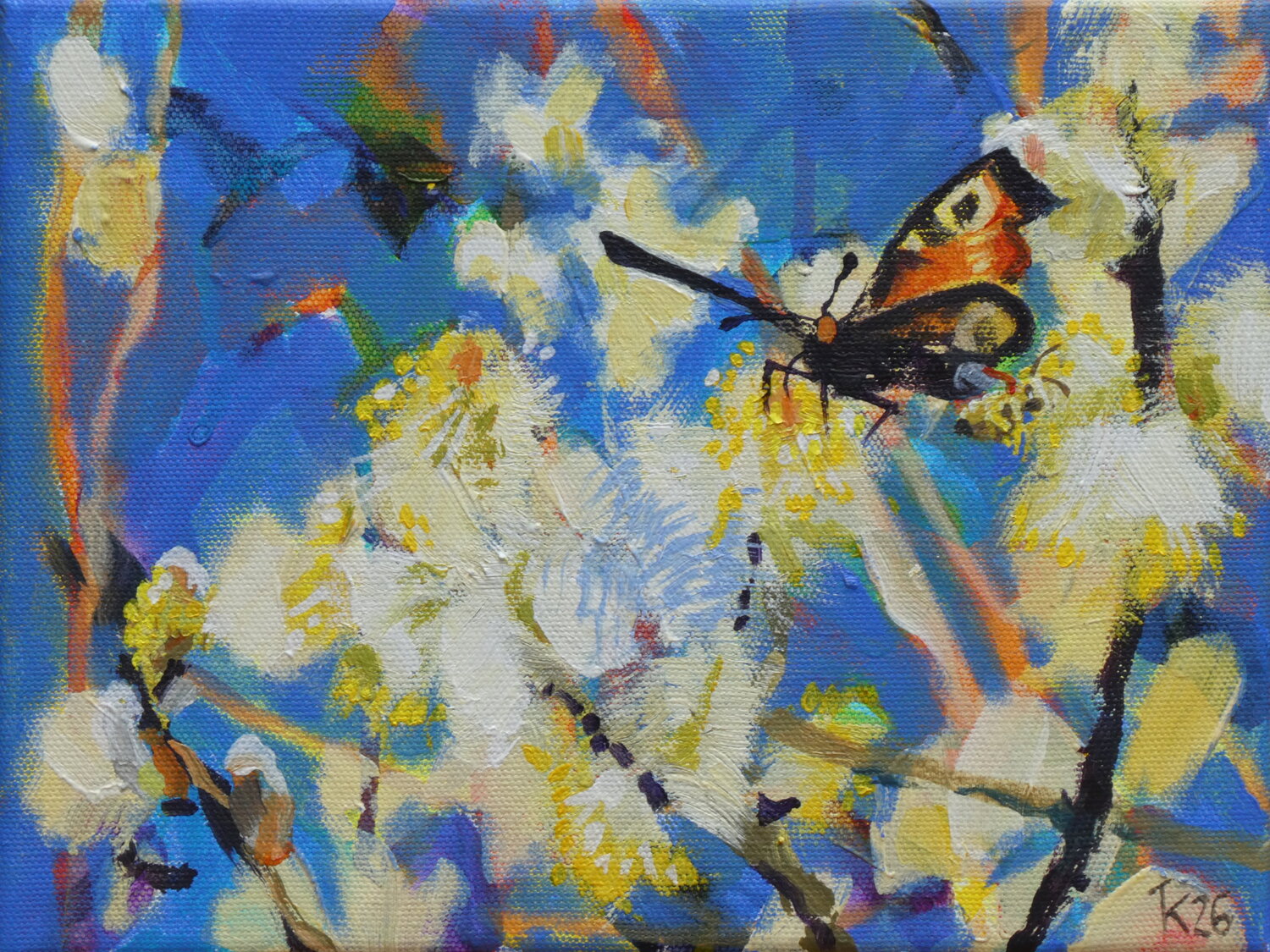 Weidenblüte Kirsten Treis Original painting for sale