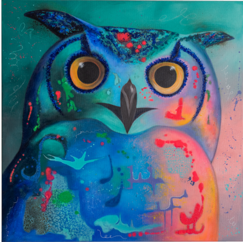Crazy Observations by Nadine Riedl, Painting for Sale on Select