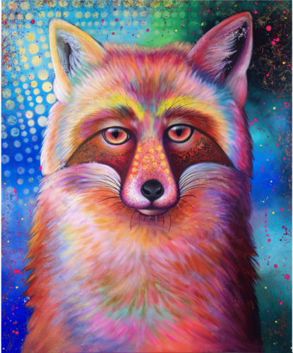 Guardian of Forest by Nadine Riedl, Painting for Sale on Select