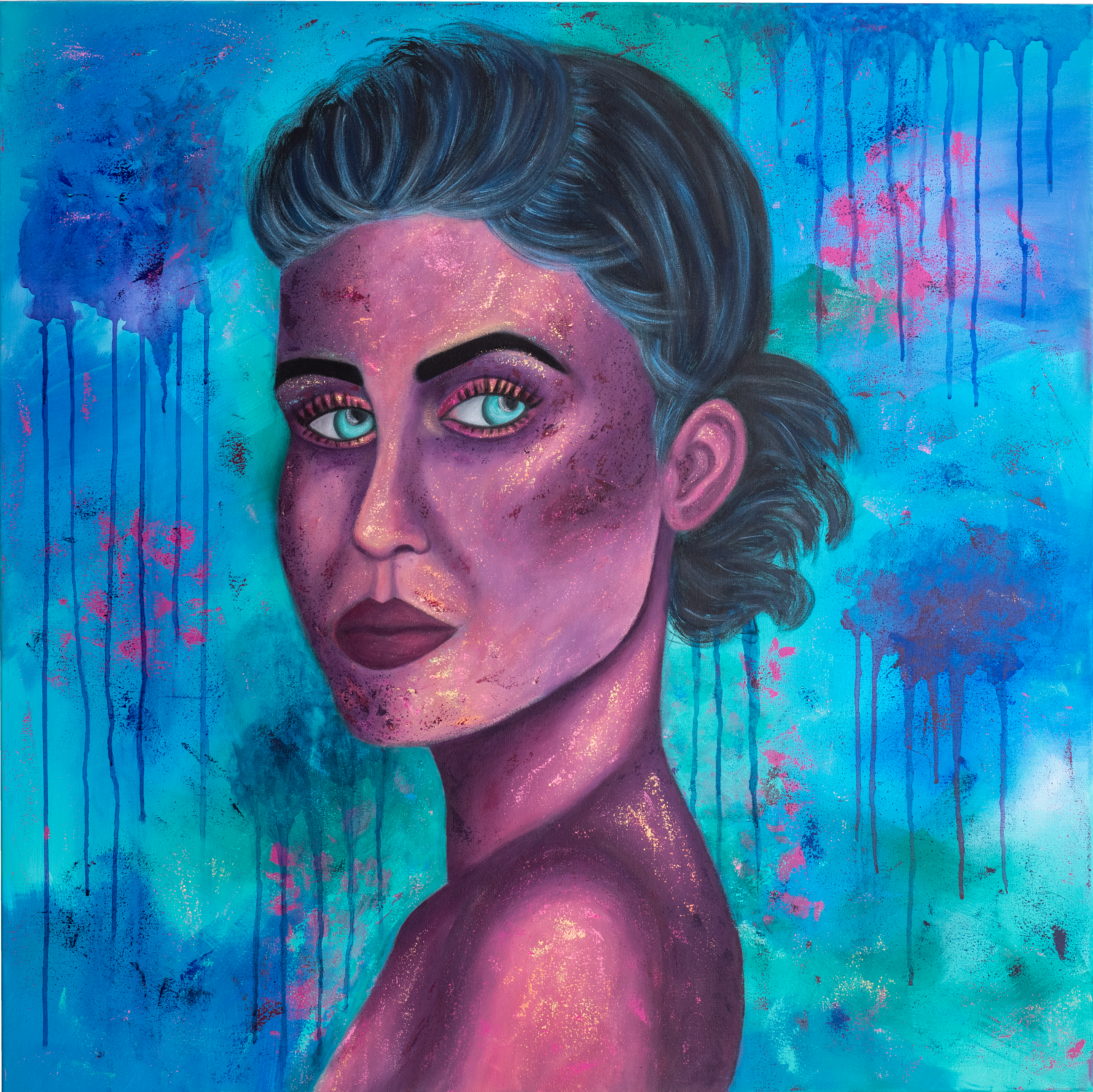 Rainy Days Nadine Riedl Original painting for sale