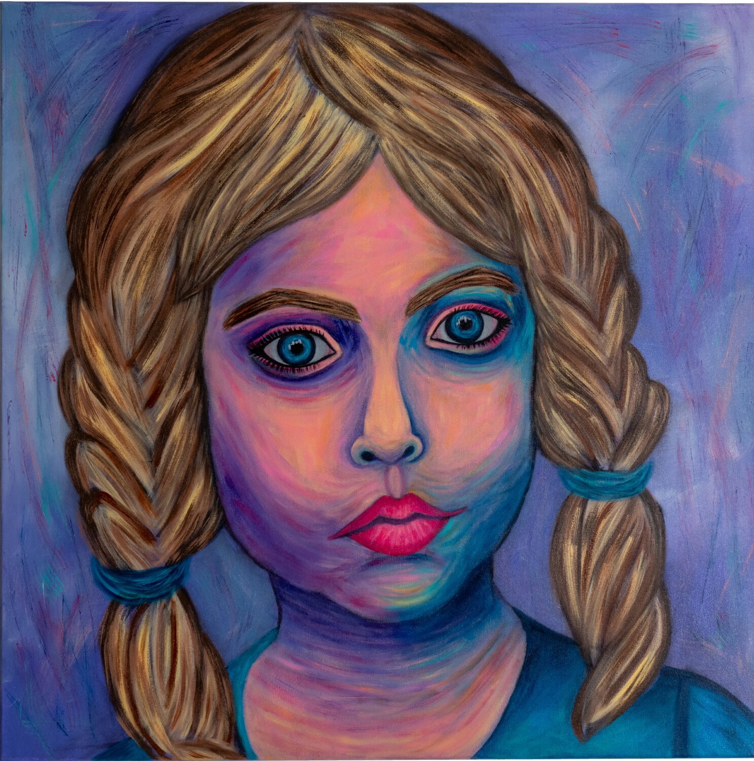The inner Child Nadine Riedl Original painting for sale