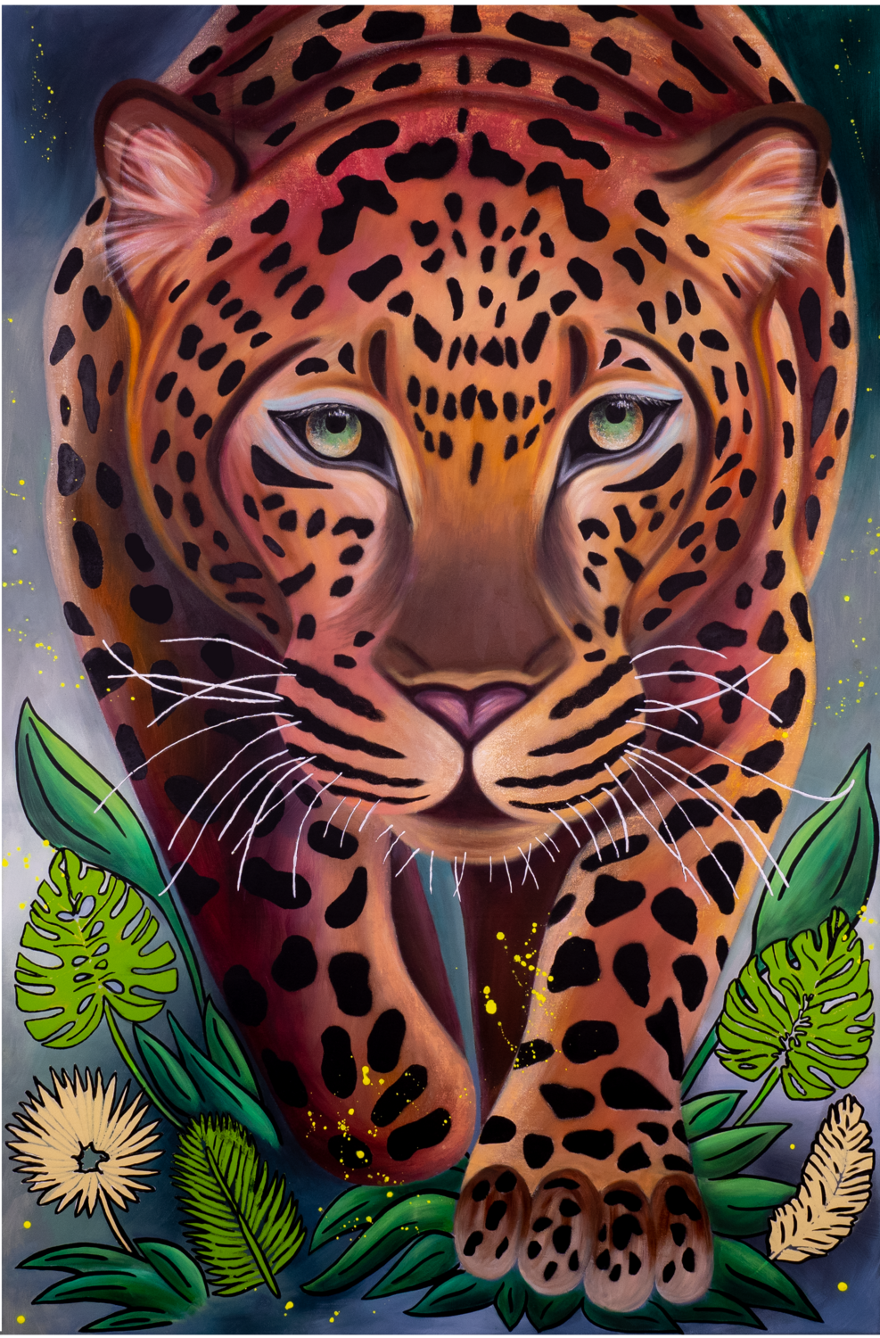 Beautiful Creatures Nadine Riedl Original painting for sale