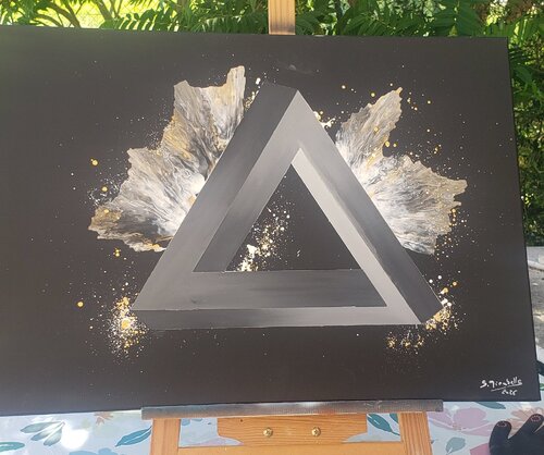 black gold # 3 by sebastien mirabells, Painting for Sale on Select