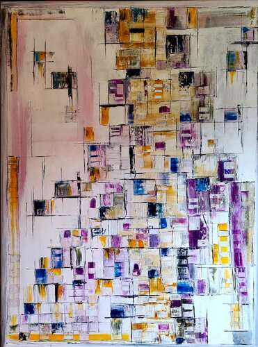 Verschachtelt by Petra Erengil, Painting for Sale on Select