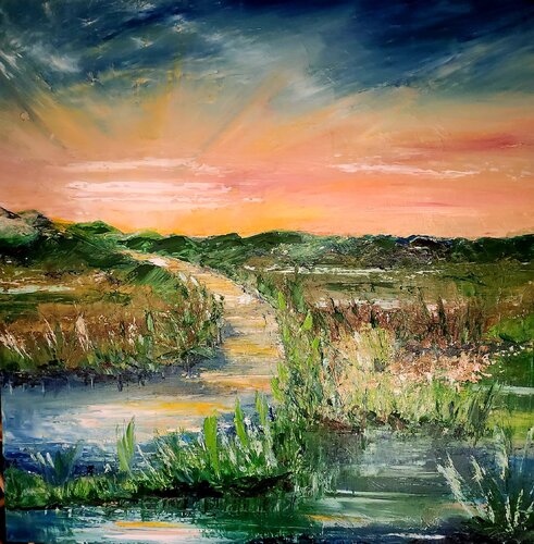Atmen by Petra Erengil, Painting for Sale on Select