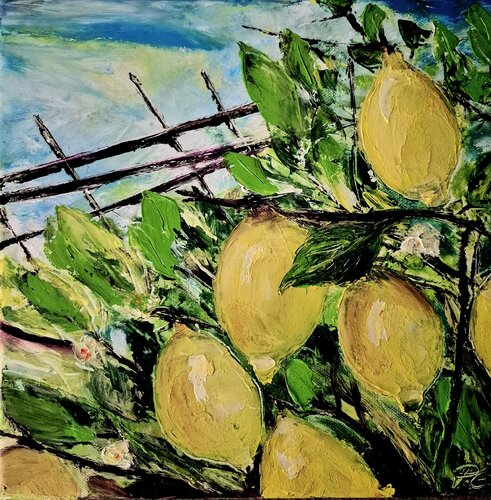 Limonaia del castel 2 by Petra Erengil, Painting for Sale on Select