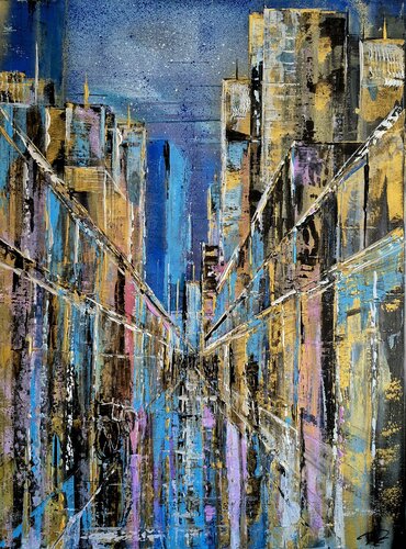 Streets 1 2 3 by Petra Erengil, Painting for Sale on Select