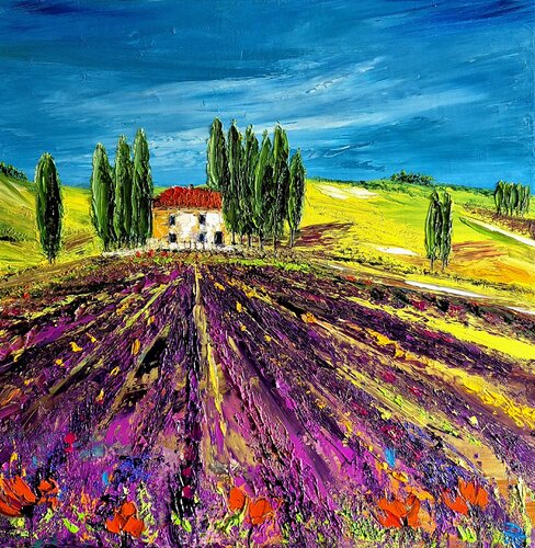 Traumorte by Petra Erengil, Painting for Sale on Select