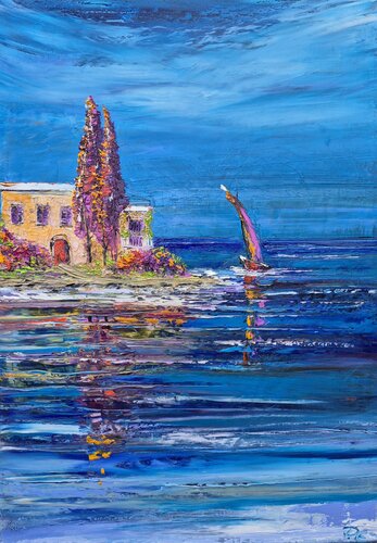 Hinter dem Tor by Petra Erengil, Painting for Sale on Select