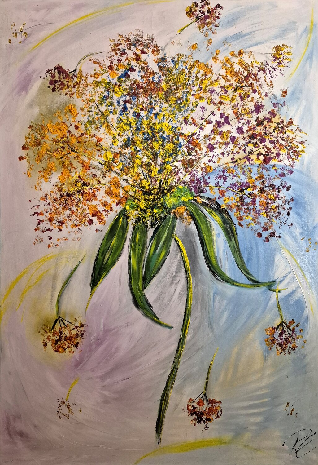 Make a wish Petra Erengil Original painting for sale