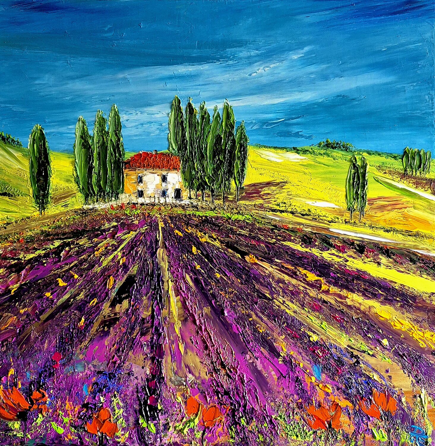 Traumorte Petra Erengil Original painting for sale