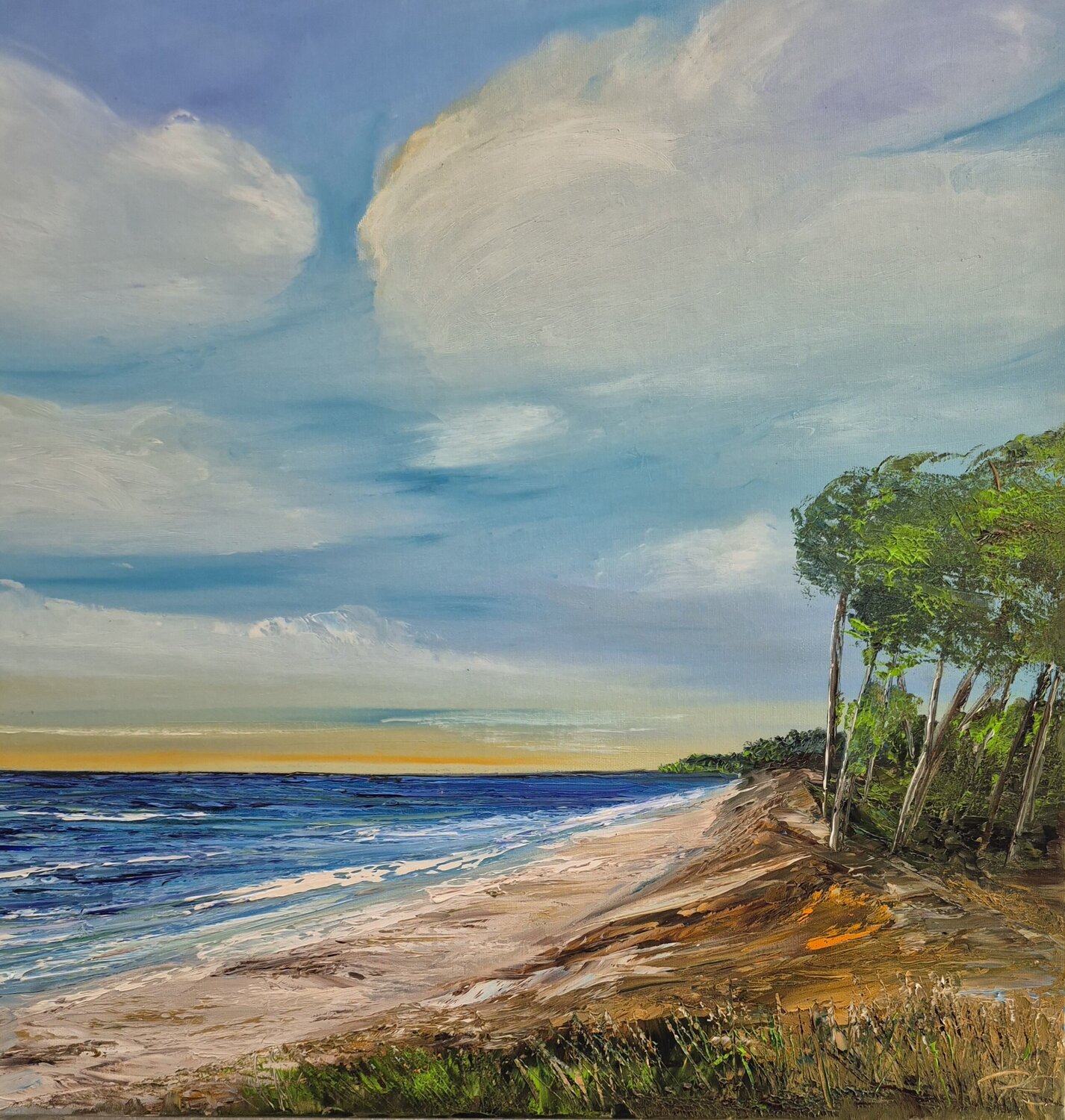 Am Darß 3 Petra Erengil Original painting for sale