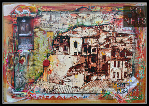 "Bot Bam" by Georg Perakis "Stukart", Painting for Sale on Select