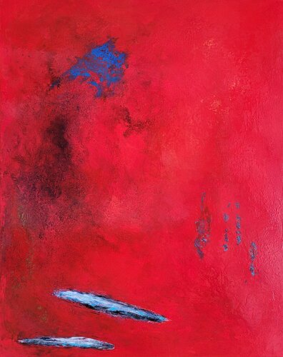 "Place au rouge" by Laurence Moretto, Painting for Sale on Select