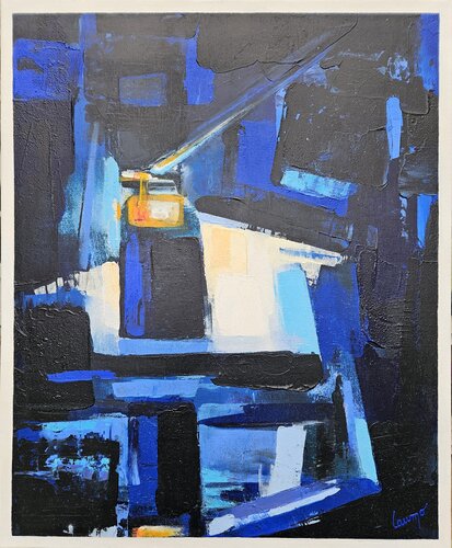 "Le phare" by Laurence Moretto, Painting for Sale on Select