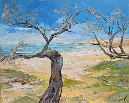 "Arbres maritimes" (La Teste de Buch/ Gironde/France) by Laurence Moretto, Painting for Sale on Select
