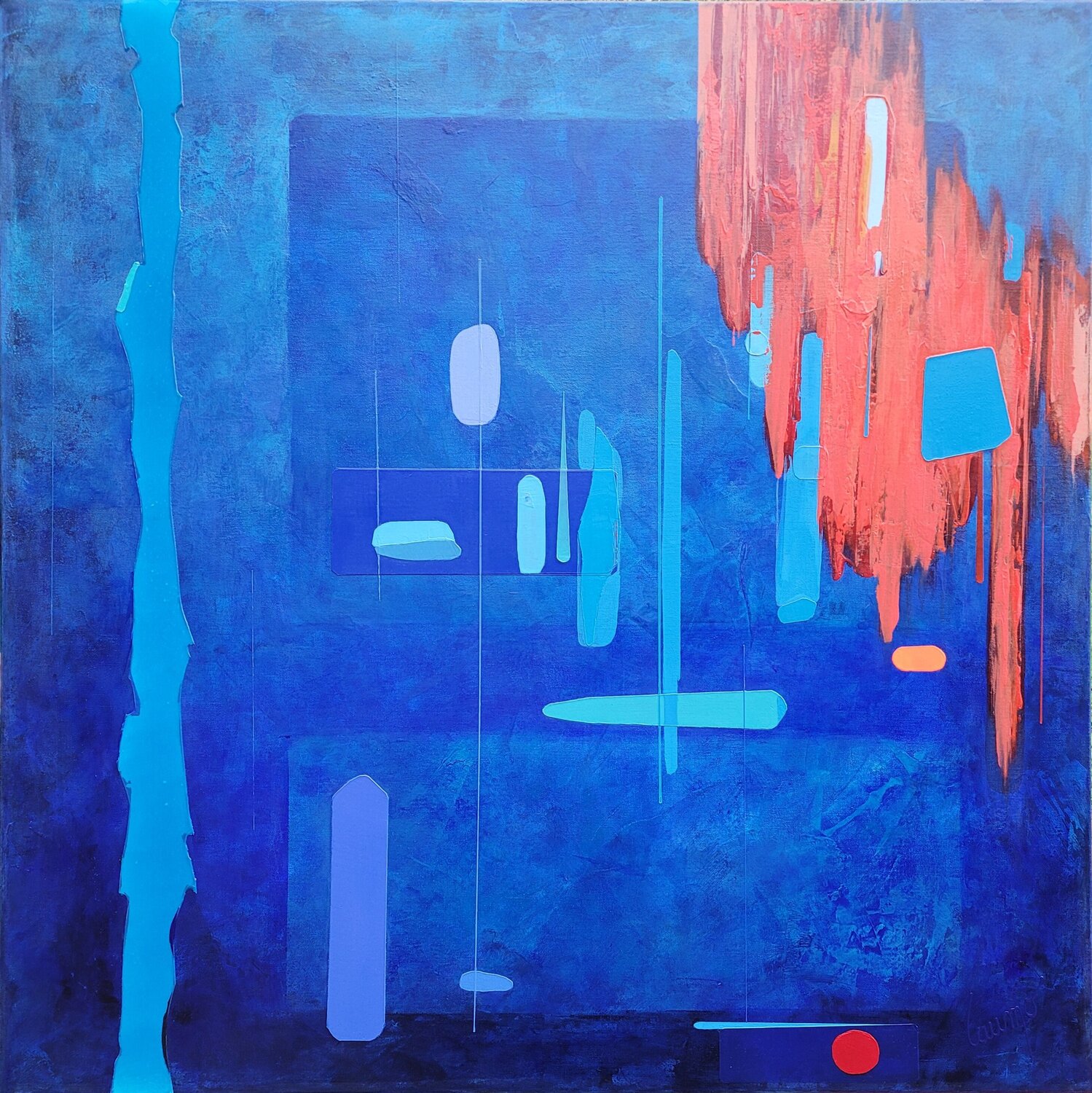 "Immersions" Laurence Moretto Original painting for sale