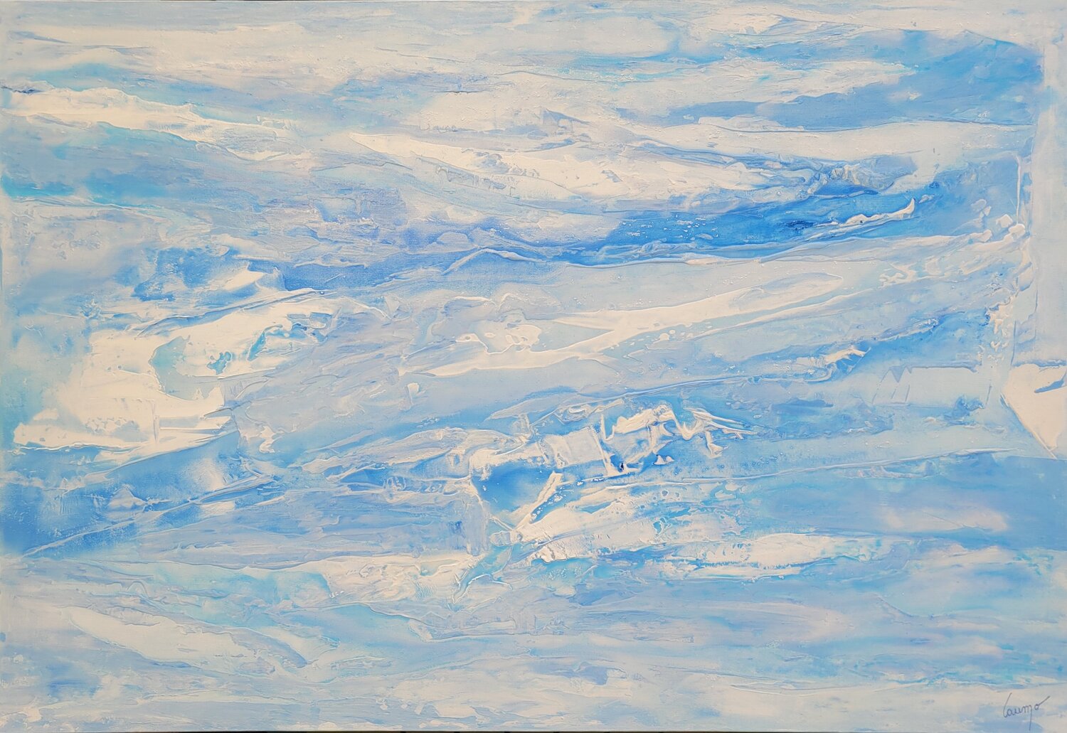 "Névé" Laurence Moretto Original painting for sale