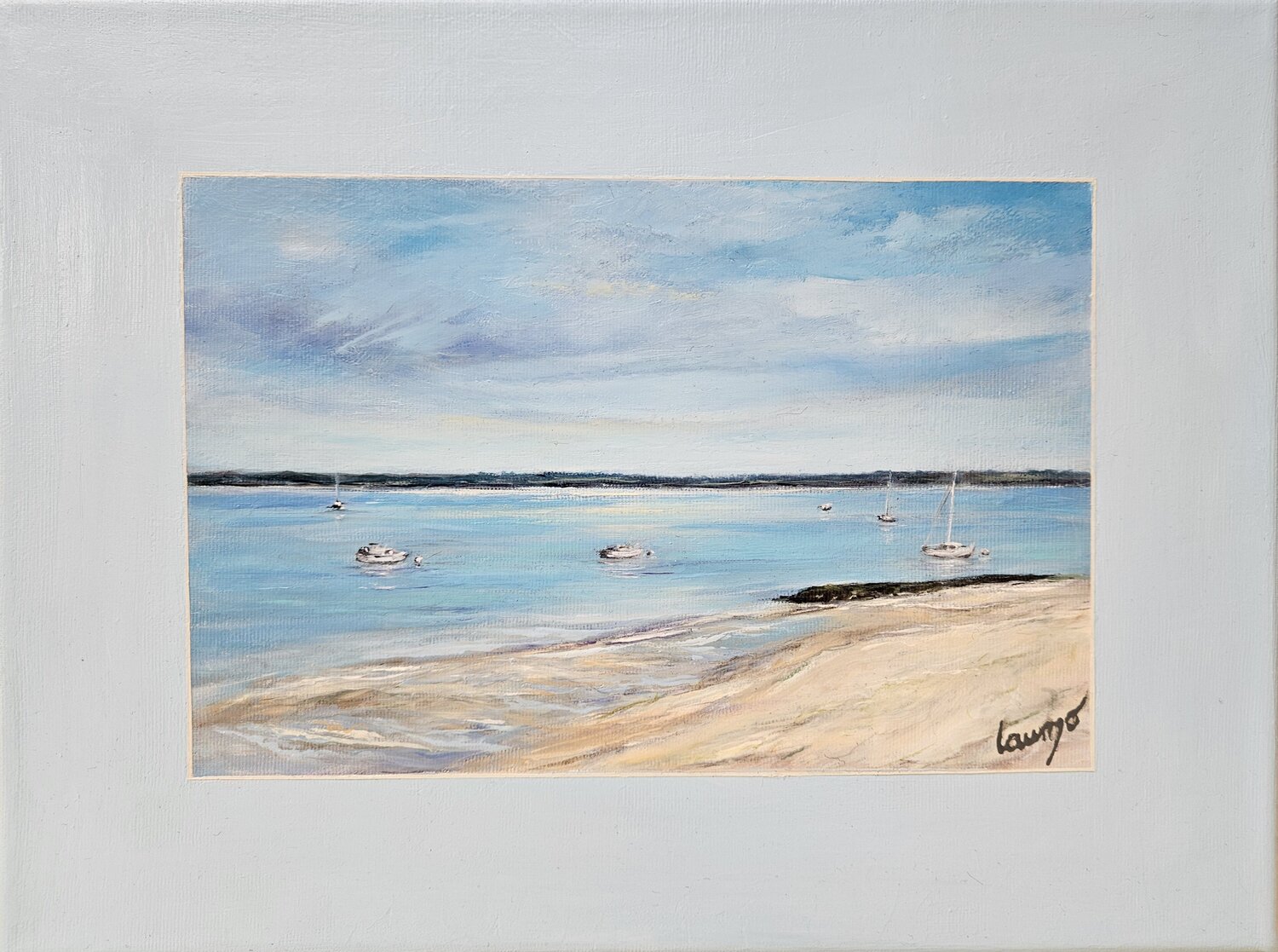 "Pyla-plage" Laurence Moretto Original painting for sale
