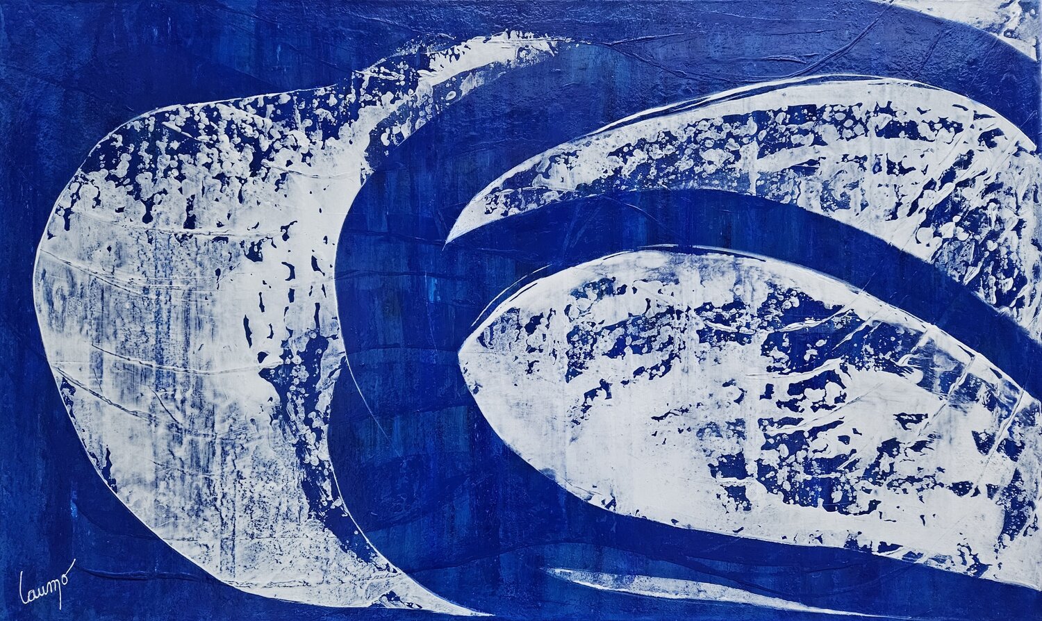 "Abysses" Laurence Moretto Original painting for sale