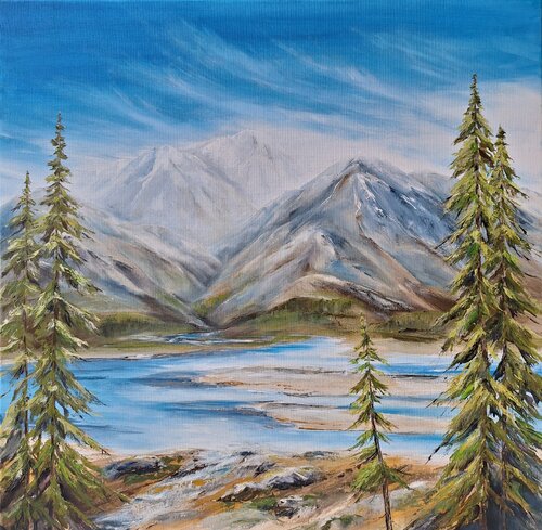 Wilde Natur by Henriette Lorkowski, Painting for Sale on Select