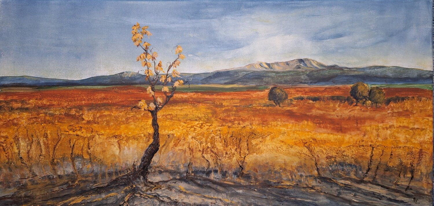 Im Weinland Henriette Lorkowski Original painting for sale