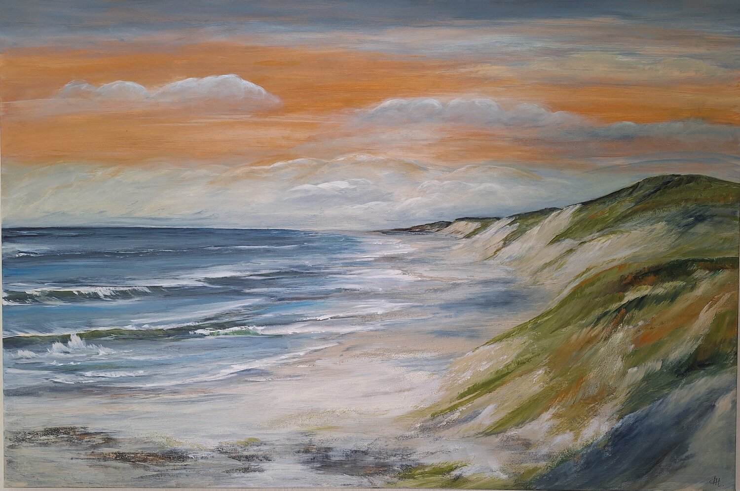 Meeresrauschen Henriette Lorkowski Original painting for sale