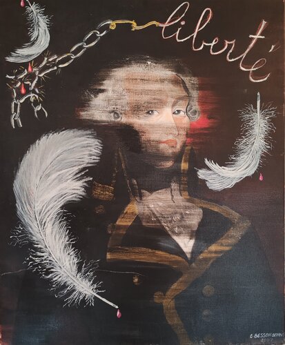 La Fayette ou la Déclaration des Droits de l'Homme et du Citoyen by Christiane Benoit, Painting for Sale on Select
