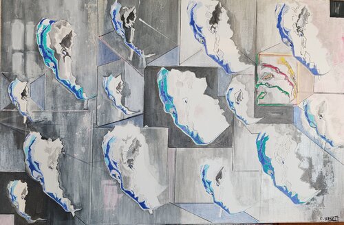 Destinées by Christiane Benoit, Painting for Sale on Select