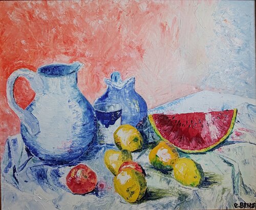 Soif d'été by Christiane Benoit, Painting for Sale on Select