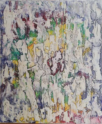 Rencontre ... by Christiane Benoit, Painting for Sale on Select