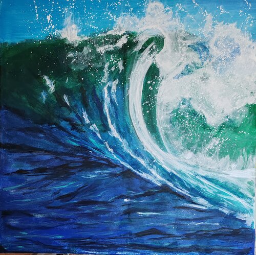 vague ter by Christiane Benoit, Painting for Sale on Select