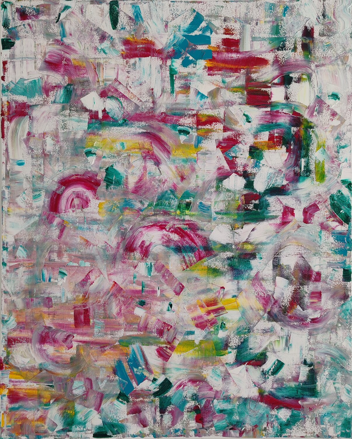 jeu de hasard Christiane Benoit Original painting for sale