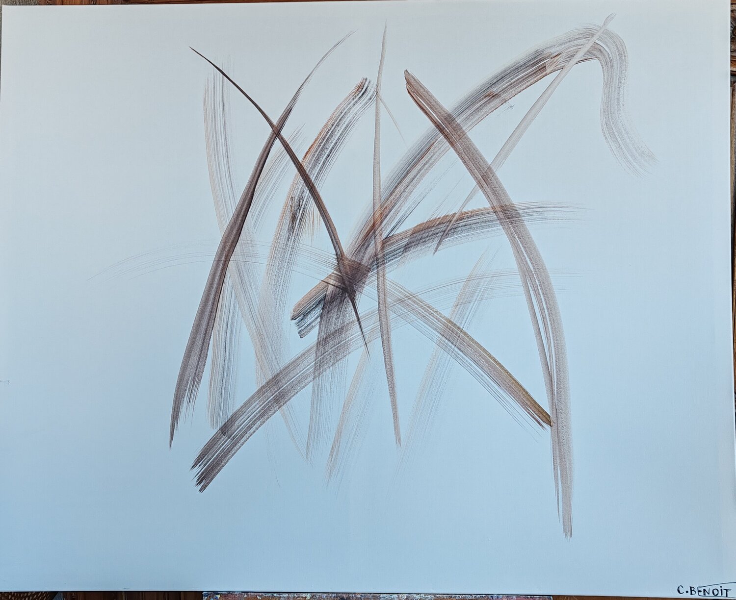 Clef de voûte Christiane Benoit Original painting for sale