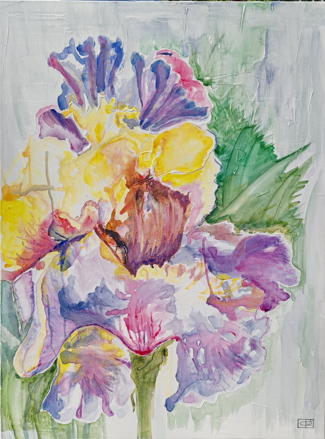 iris Christiane Benoit Original painting for sale