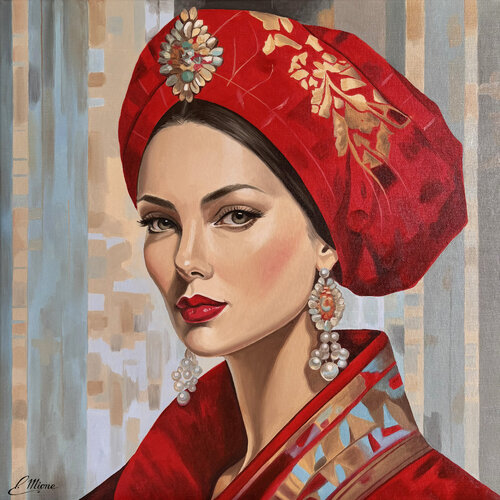 Feodora by Elisabeth Mione, Painting for Sale on Select