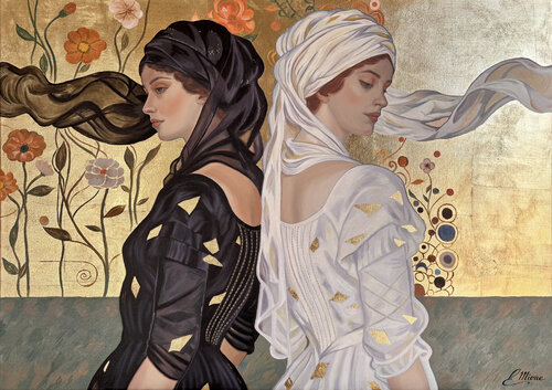 Vents contraires by Elisabeth Mione, Painting for Sale on Select