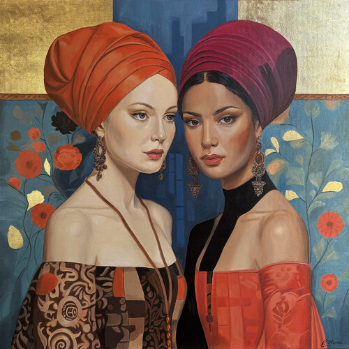 L'Echo des couleurs by Elisabeth Mione, Painting for Sale on Select