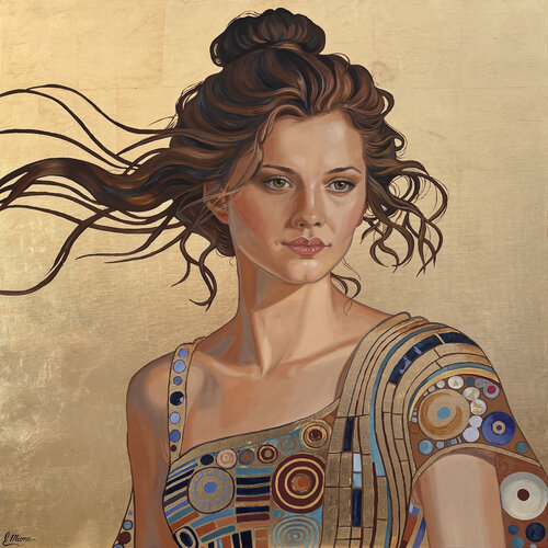 Athéna by Elisabeth Mione, Painting for Sale on Select