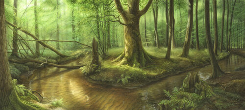 Waldesherz by Nicolina Schöfer-Wimmer, Painting for Sale on Select